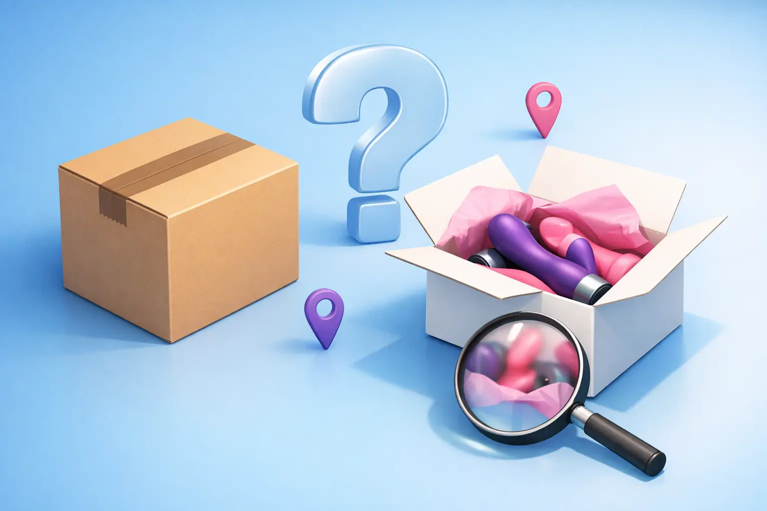 Do Discreet Toy Deliveries Show Their Contents?