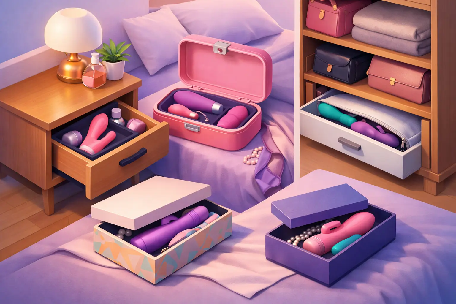 How to Store Vibrators Discreetly at Home